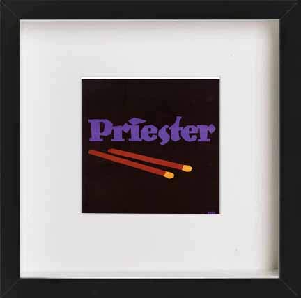 L Lumartos Vintage Poster Priester Advertising Poster For Match Company