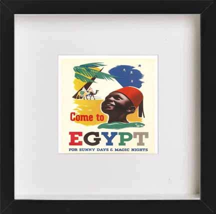 L Lumartos Vintage Poster Come To Egypt Travel