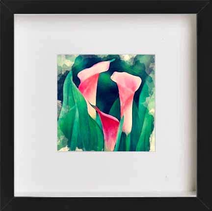 L Lumartos Vintage Pink Lillies