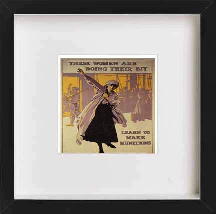 L Lumartos Vintage Poster These Women Are Doing Their Bit Munitions Recruiting