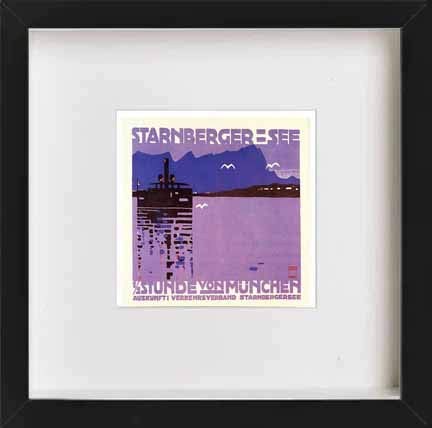 L Lumartos Vintage Poster Starnberger See