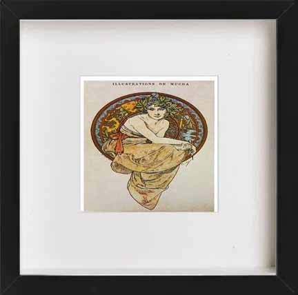 L Lumartos Vintage Poster Alphonse Mucha L25 Clio 1900