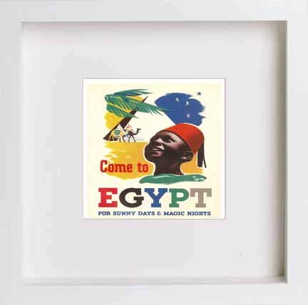 L Lumartos Vintage Poster Come To Egypt Travel