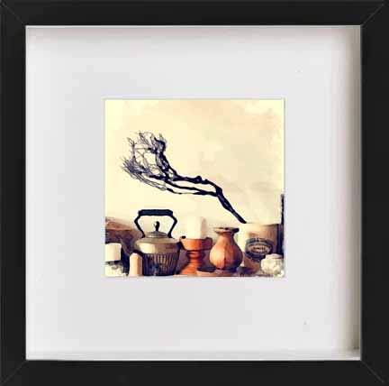 L Lumartos Vintage Teapot And Candle
