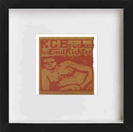 L Lumartos Vintage Poster Die Brcke Exhibition