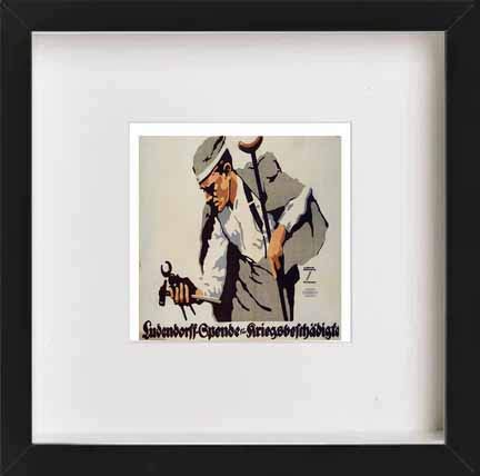 L Lumartos Vintage Poster Ludendorff Spende Fr Kriegsbeschdigte