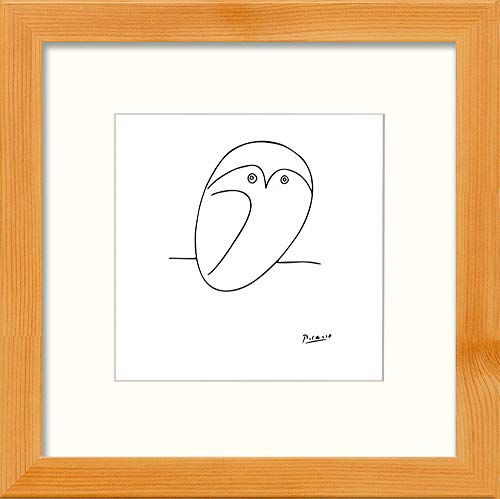 L Lumartos Vintage Poster Picasso Owl