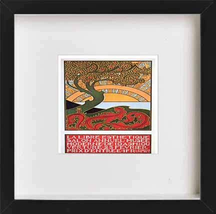 L Lumartos Vintage Poster La Libre Esthetique