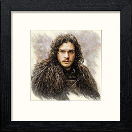 Game Of Thrones III in Black Wood frame, premium wall art print