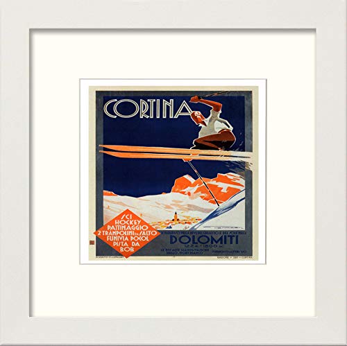 L Lumartos Vintage Poster Cortina Dolomiti
