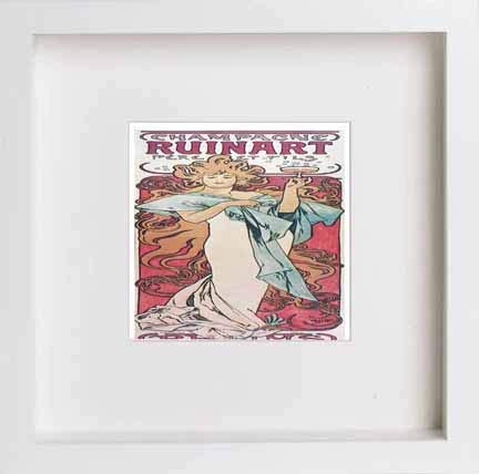 L Lumartos Vintage Poster Alphonse Mucha Champagne Ruinart 1897