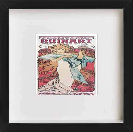 L Lumartos Vintage Poster Alphonse Mucha Champagne Ruinart 1897