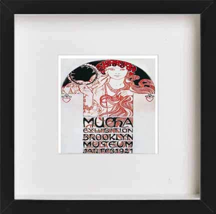 L Lumartos Vintage Poster Alphonse Mucha Mucha Exhibition 1921