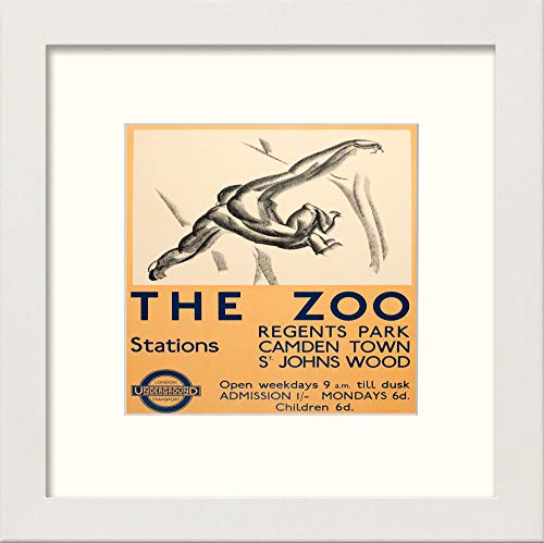 L Lumartos Vintage Zoo Poster