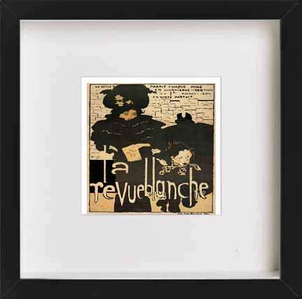 L Lumartos Vintage Poster La Revue Blanchea
