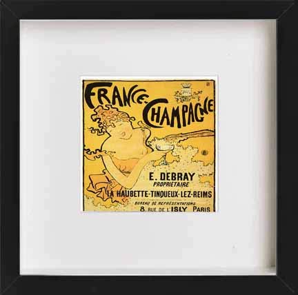 L Lumartos Vintage Poster France Champagne