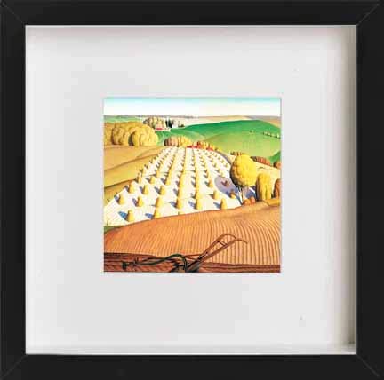 L Lumartos Vintage Ploughed Landscape