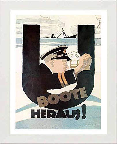 L Lumartos Vintage Poster U Boats Out
