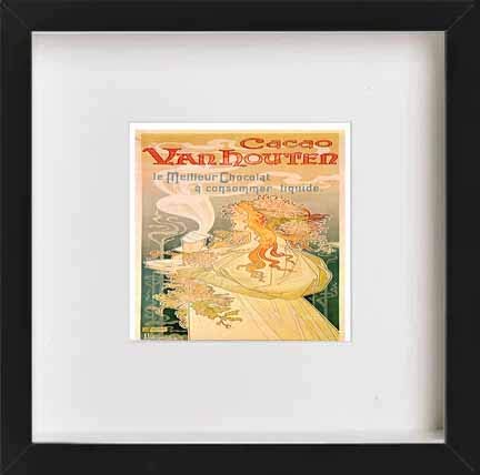 L Lumartos Vintage Poster Van Houten Cacao