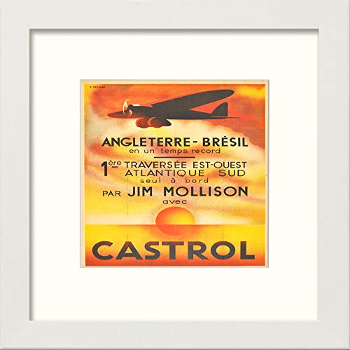 L Lumartos Vintage Castrol Poster