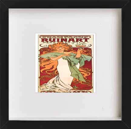 L Lumartos Vintage Poster Champagne Ruinart