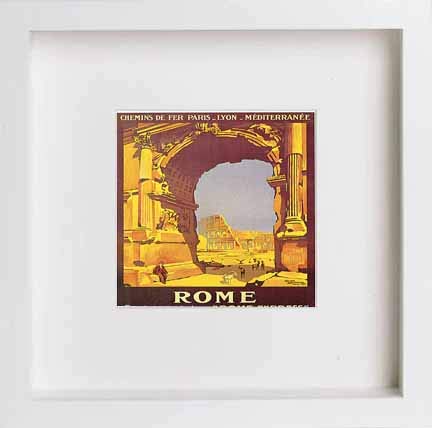 L Lumartos Vintage Poster Vintage Travel Poster Rome