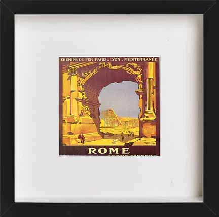 L Lumartos Vintage Poster Vintage Travel Poster Rome