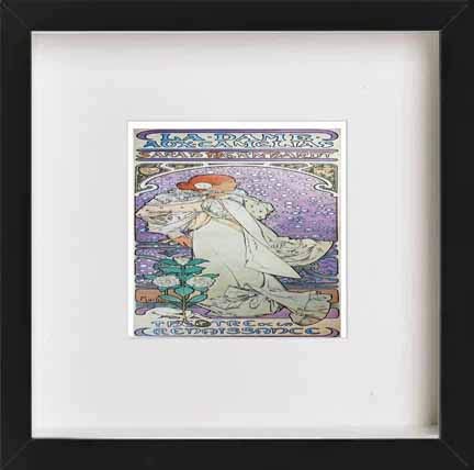L Lumartos Vintage Poster Alphonse Mucha La Dame Aux Camelias 1896