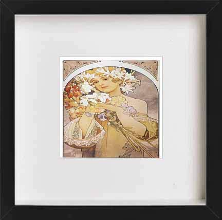 L Lumartos Vintage Poster Alphonse Mucha La Fleurflowers C1897