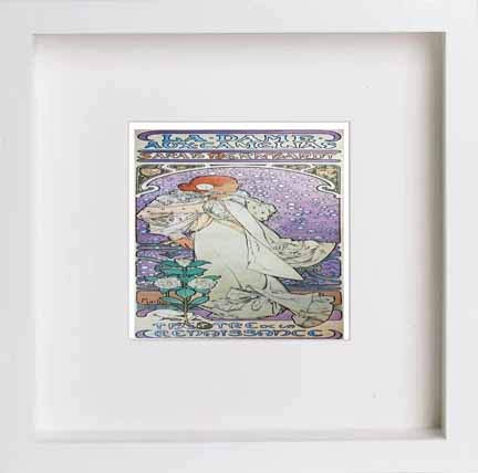 L Lumartos Vintage Poster Alphonse Mucha La Dame Aux Camelias 1896