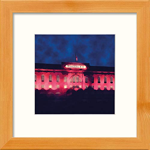L Lumartos Glasgow Rangers FC Ibrox Frontage At Night