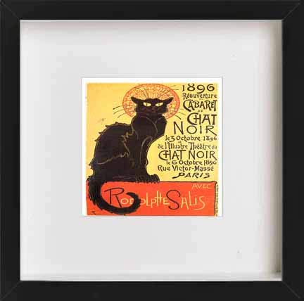 L Lumartos Vintage Poster Cabaret Du Chat Noir Paris