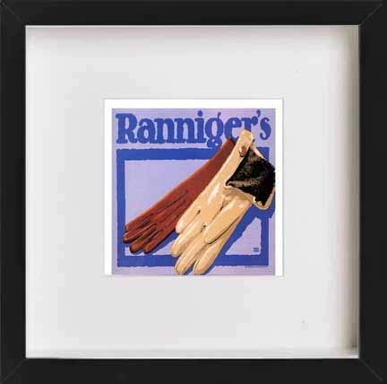 L Lumartos Vintage Poster Rannigers Gloves