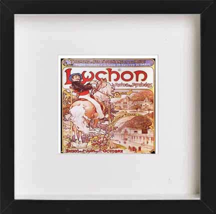 L Lumartos Vintage Poster Alphonse Mucha Queen Of The Pyrenees C1896