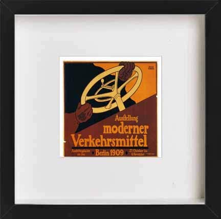 L Lumartos Vintage Poster Ausstellung Moderner Verkehrsmittel