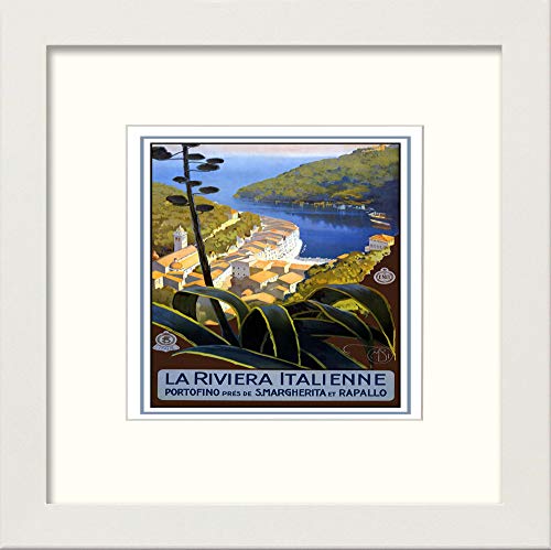 L Lumartos Vintage Poster La Riviera Italienne
