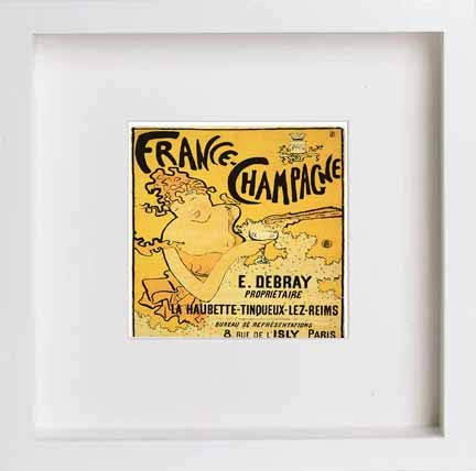 L Lumartos Vintage Poster France Champagne