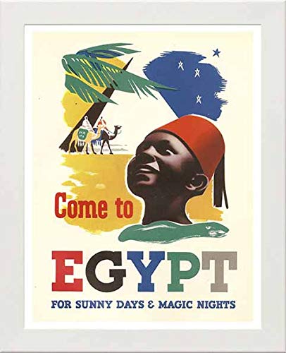 L Lumartos Vintage Poster Come To Egypt Travel
