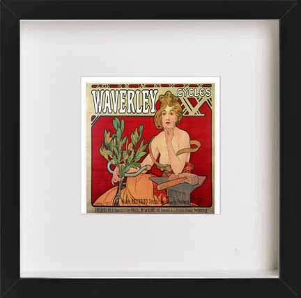 L Lumartos Vintage Poster Waverley Cycles