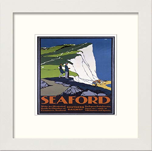 L Lumartos Vintage Southern Railway Seaford Poster