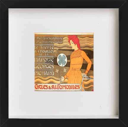 L Lumartos Vintage Poster Georges Richard Cycles Automobiles