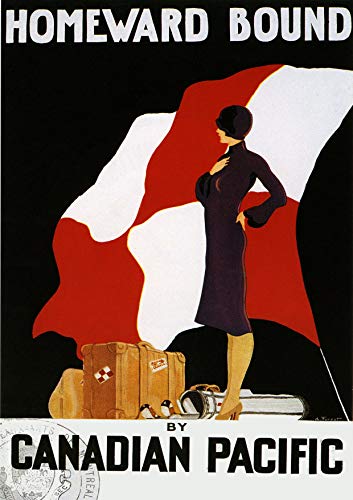 L Lumartos Vintage Poster Homeward Bound Canadian Pacific