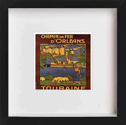 L Lumartos Vintage Poster Chemin De Fer Dorleans