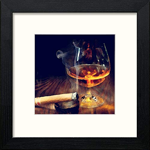 Fine Malt in Black Wood frame, premium wall art print