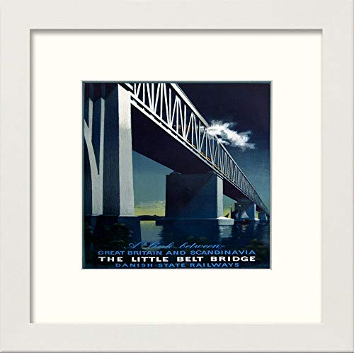 L Lumartos Vintage Little Belt Bridge Poster