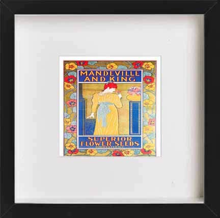 L Lumartos Vintage Poster Mandeville And King Superior Flower Seeds