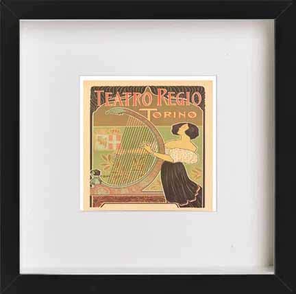 L Lumartos Vintage Poster Teatro Regio Torino