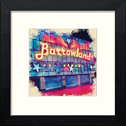Glasgow Barrowland 42 Jpeg in Black Wood frame, premium wall art print