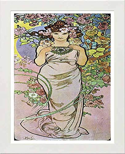 L Lumartos Vintage Poster Alphonse Mucha La Roserose 1897