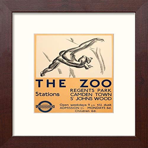 L Lumartos Vintage Zoo Poster